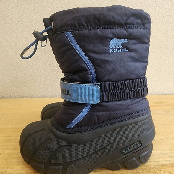Sorel Snow Boots Kids Size 12 Waterproof Winter Insulated NC1885-464 Shoes - Picture 5 of 11